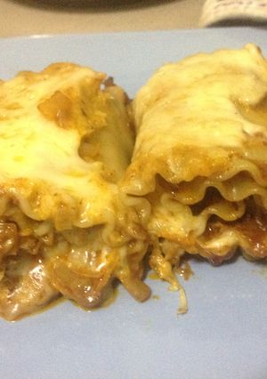 A picture of Lasagna Rolls.