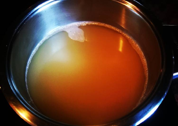 Fumet de pescado y ensaladilla rusa (2 recetas en 1)