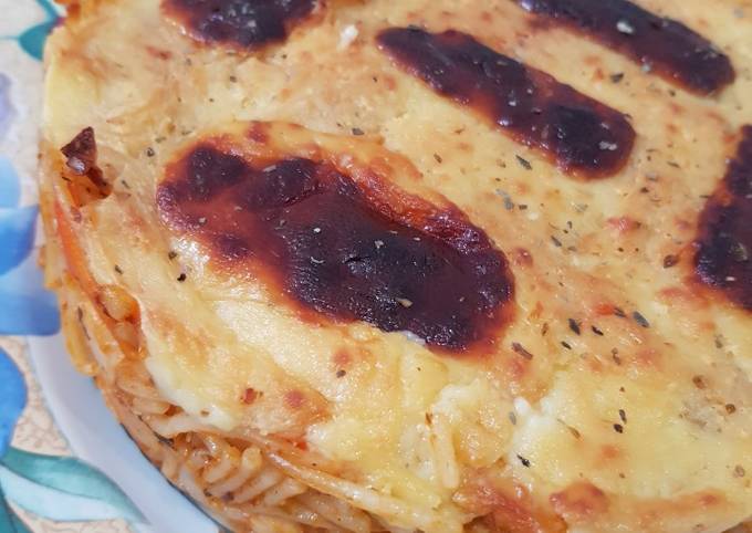 Cara Buat #33 Spaggeti bolognese with bechamel saos Ekonomis Untuk Jualan