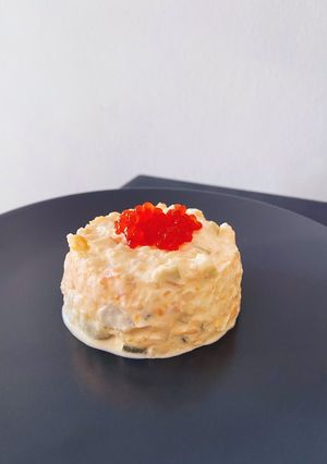 Una foto de Ensaladilla Rusa de Coliflor 🥕 (Low Carb)