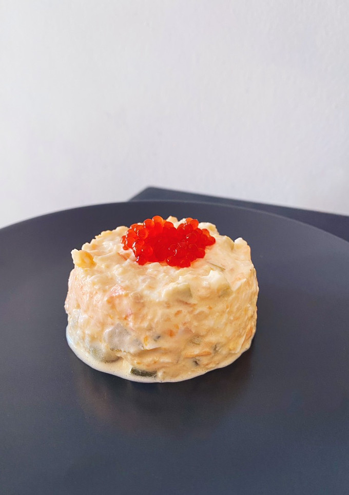 Una foto de Ensaladilla Rusa de Coliflor 🥕 (Low Carb)
