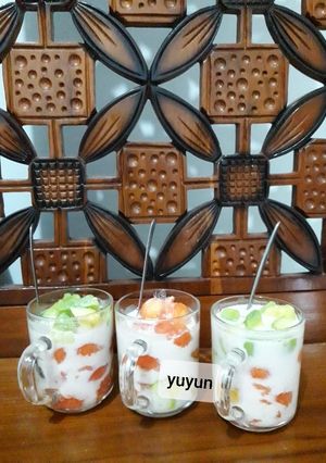 Foto resep Pepaya Alpukat Kuah Santan