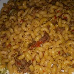 A picture of Macaroni and minced meat 💏.