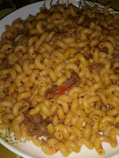 A picture of Macaroni and minced meat 💏.