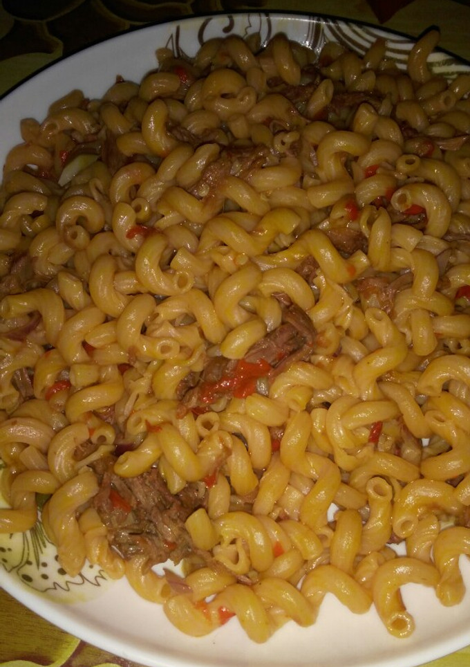 A picture of Macaroni and minced meat 💏.