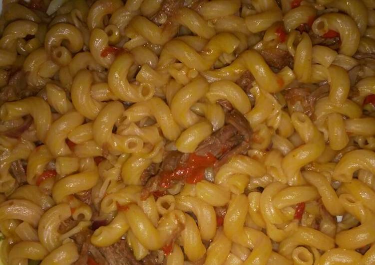 Steps to Prepare Super Quick Homemade Macaroni and minced meat 💏