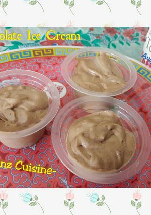 Foto resep Chocolate Ice Cream (ala Weni)