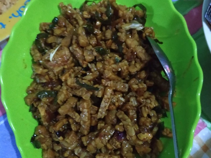 Cara Mudah Menyiapkan Resep Orek kering tempe asam manis pedas yang Enak Banget Anti Ribet, Mantap Sekali