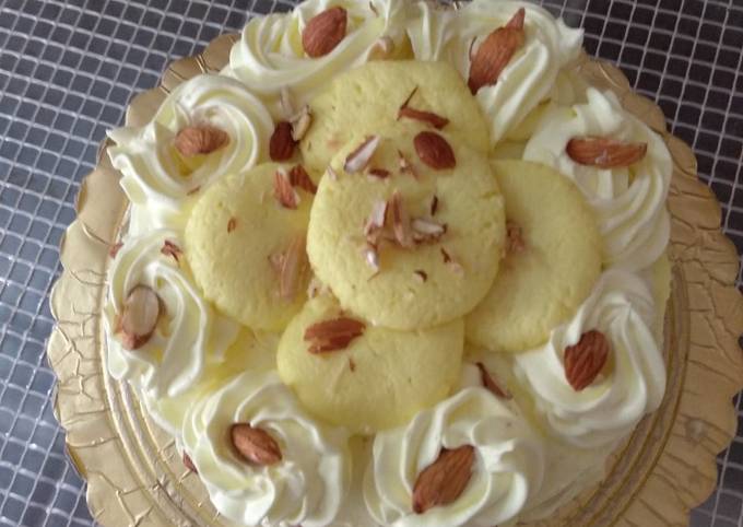 Recipe of Super Quick Rasmalai cake