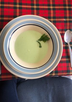 Una foto de Crema de apio