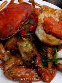 螃蟹炒冬粉 的食譜成品照片