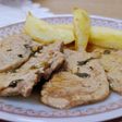 Filetes de lomo en salsa blanca