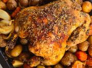 Gambar ayam panggang oregano