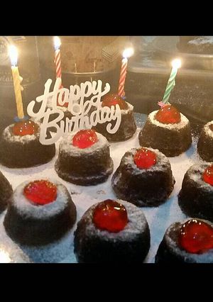 Foto resep lava cake melted