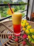 Sunset pineapple mocktail