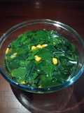 Sayur Bening Daun Kelor,Daun Katuk,Jagung