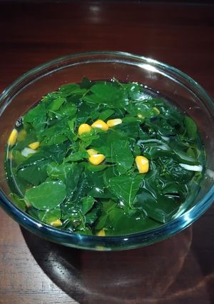 Foto resep Sayur Bening Daun Kelor,Daun Katuk,Jagung