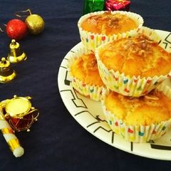 Eggless Walnut Bread Cupcakes A picture of Eggless Walnut Bread Cupcakes.