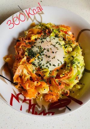 Une photo de Nid de légumes 300 kcal