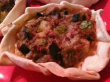 Canastitas de berenjenas y zucchini