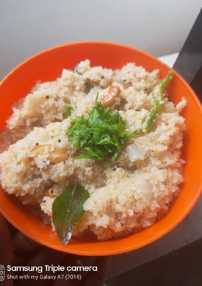 சம்பா ரவை உப்மா (Samba ravai upma recipe in tamil) செய்முறை முக்கிய புகைப்படம்