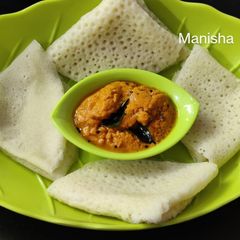 A picture of Manglore Style Coconut Neer Dosa.