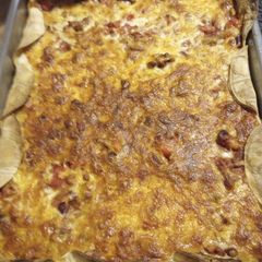 A picture of Chili Lasagna with Fire Roasted Tomatoes.