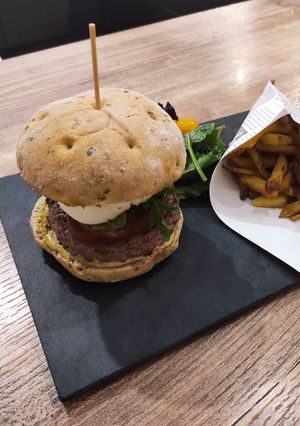 Une photo de Focaccia burger