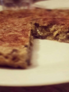 Una foto de Tortilla de berenjenas