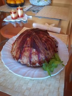 Baconnal csomagolt karfiol recept fotója