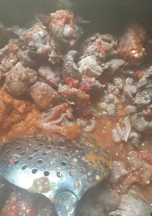 A picture of Homemade Asun.