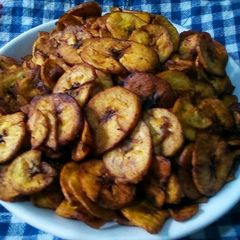 Fried Peppered Plantain A picture of Fried Peppered Plantain.