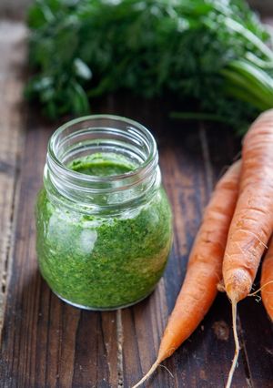 Foto di Pesto di ciuffi di Carote