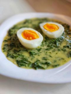 Spenót mártás 🍃 recept fotója