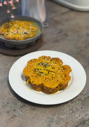 Gambar Kuih bakar labu kuning