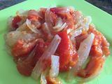 Verduras asadas en ensalada