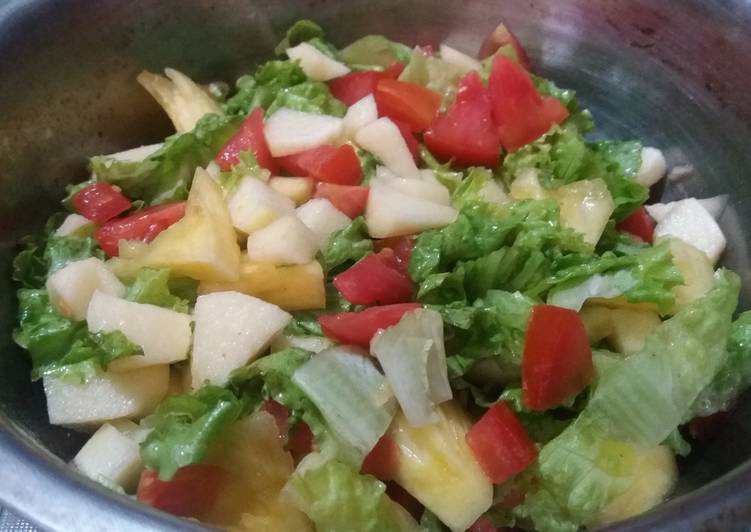 Langkah Mudah Membuat Salad dressing olive oil Lezat Sekali