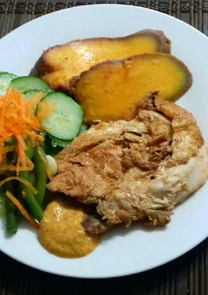 Una foto de Pavita al Horno con Jugo de Limón