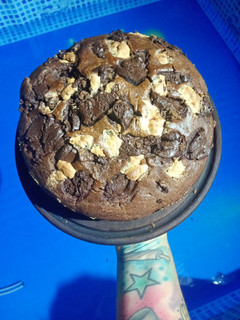 Una foto de Torta húmeda de chocolate