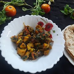 A picture of Aloo methi ki subji.