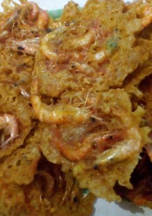 Foto resep Peyek udang krispi