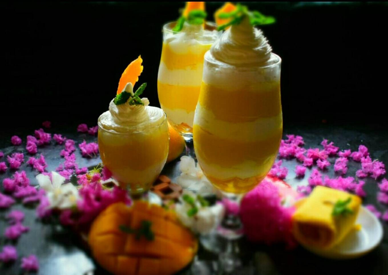 Eggless Mango Mousse