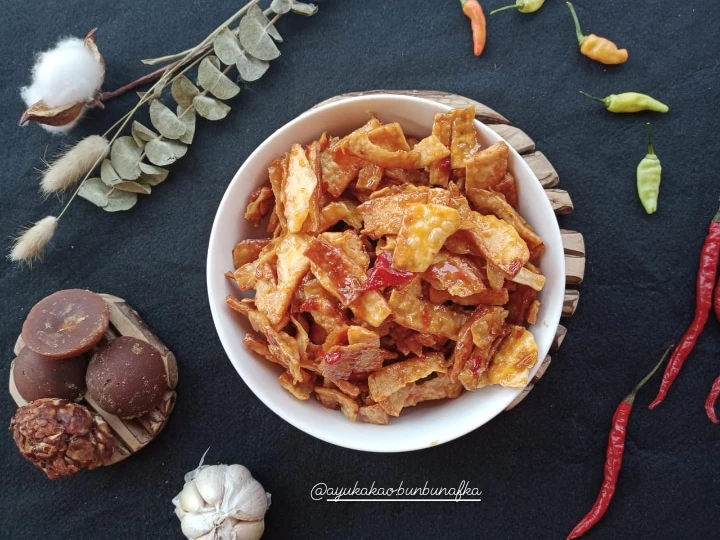 Cara Gampang Menyiapkan Resep Keripik singkong pedas manis yang Bisa Manjain Lidah Anti Ribet, Mantap Sekali