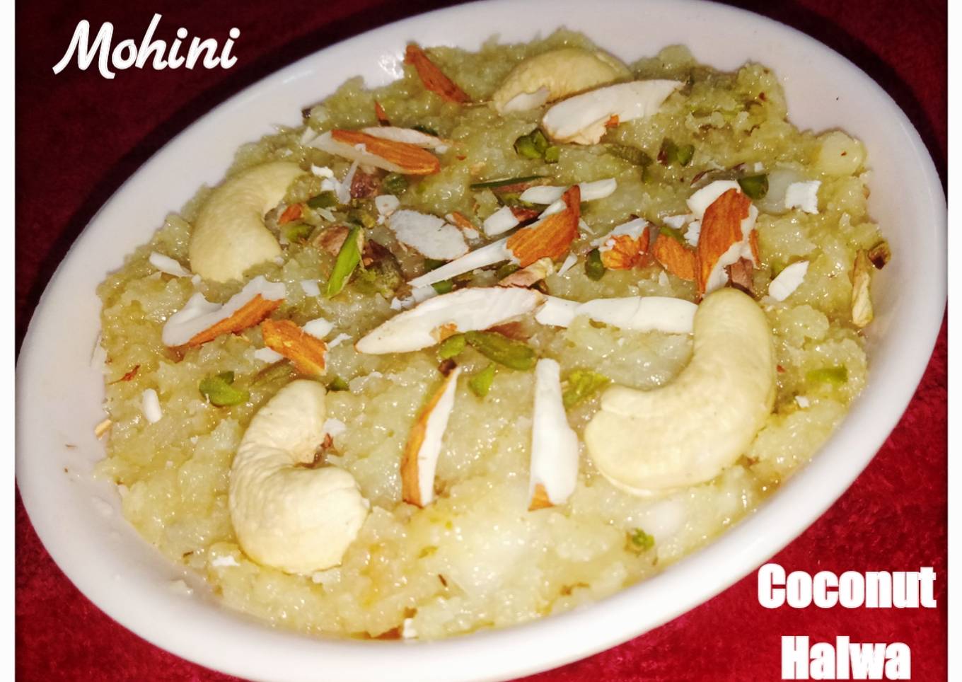 Coconut halwa