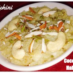 Coconut halwa A picture of Coconut halwa.