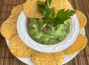 A picture of My Guacamole 🥑 Avocado Dip😋.