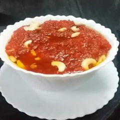 A picture of Ashoka halwa.