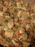 Salteado de cerdo y pimiento con cebada
