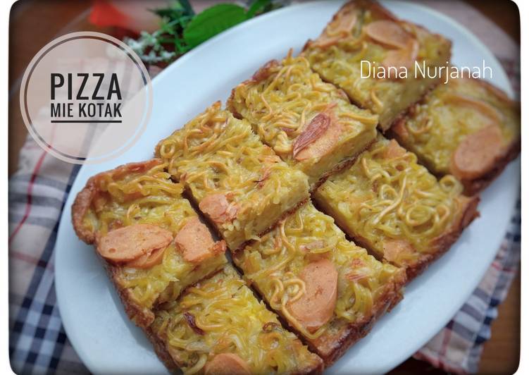 Resep: saat makan malamPizza Mie Kotak