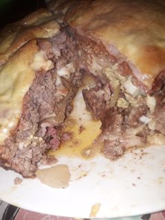 Una foto de Pan de carne a la pizza